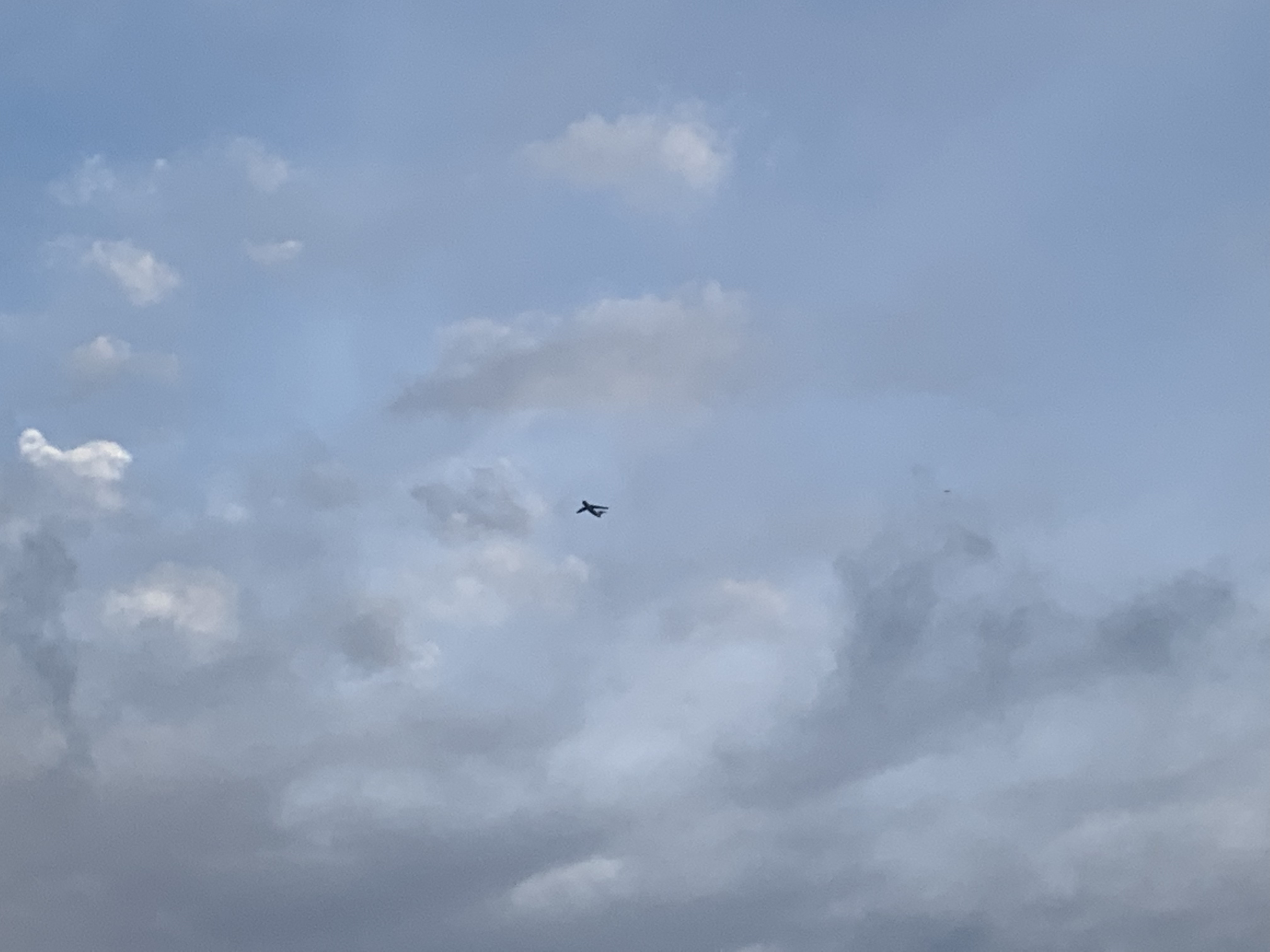 Airplane over Santo Domingo, Dominican Republic